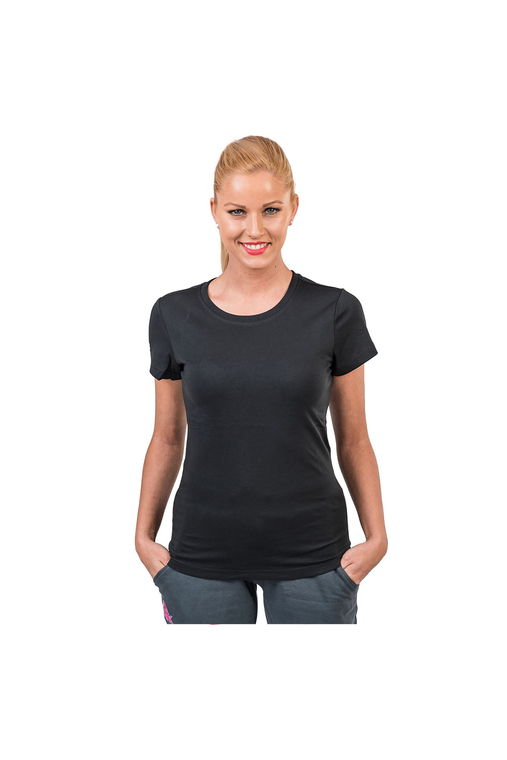 PEAK T Shirt Damen Logo Schulter