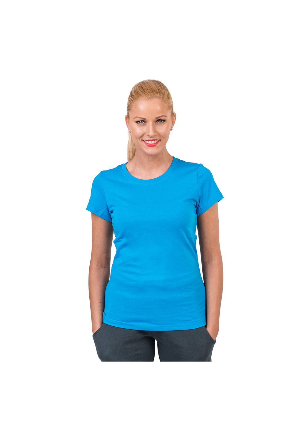 PEAK T Shirt Damen Logo Schulter