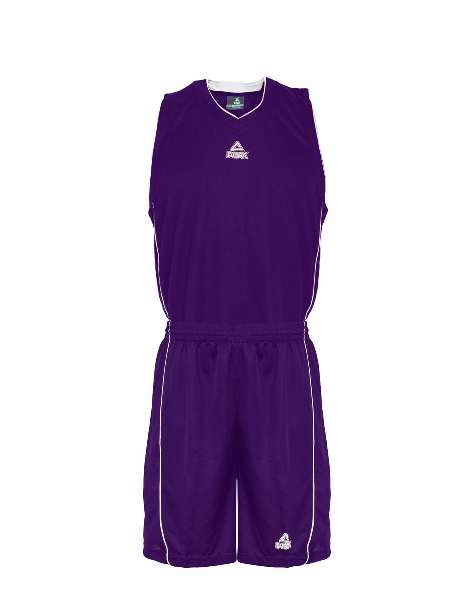 Peak Herren Basketball Set Trikot/Short Shirt Pants Fitness Set grün/weiß Gr S,L 